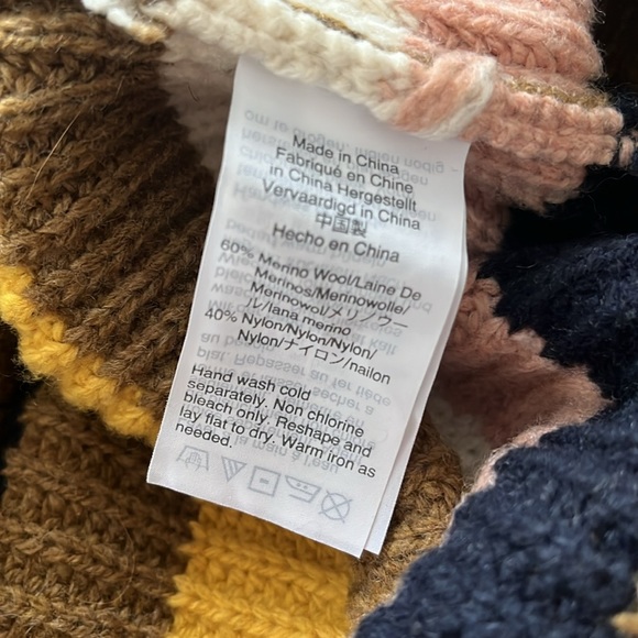 Madewell stripped, cropped sweater. Size small - Picture 6 of 6